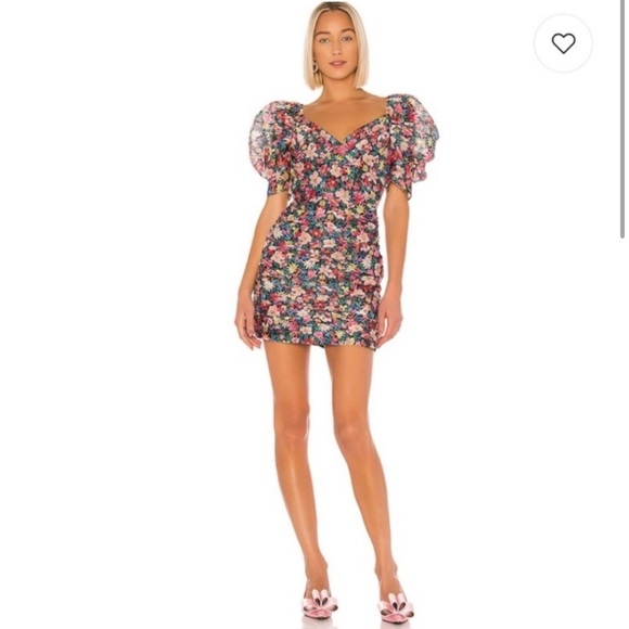 C/MEO collective evermore puff sleeve mini dress size XS from Revolve - Picture 3 of 8